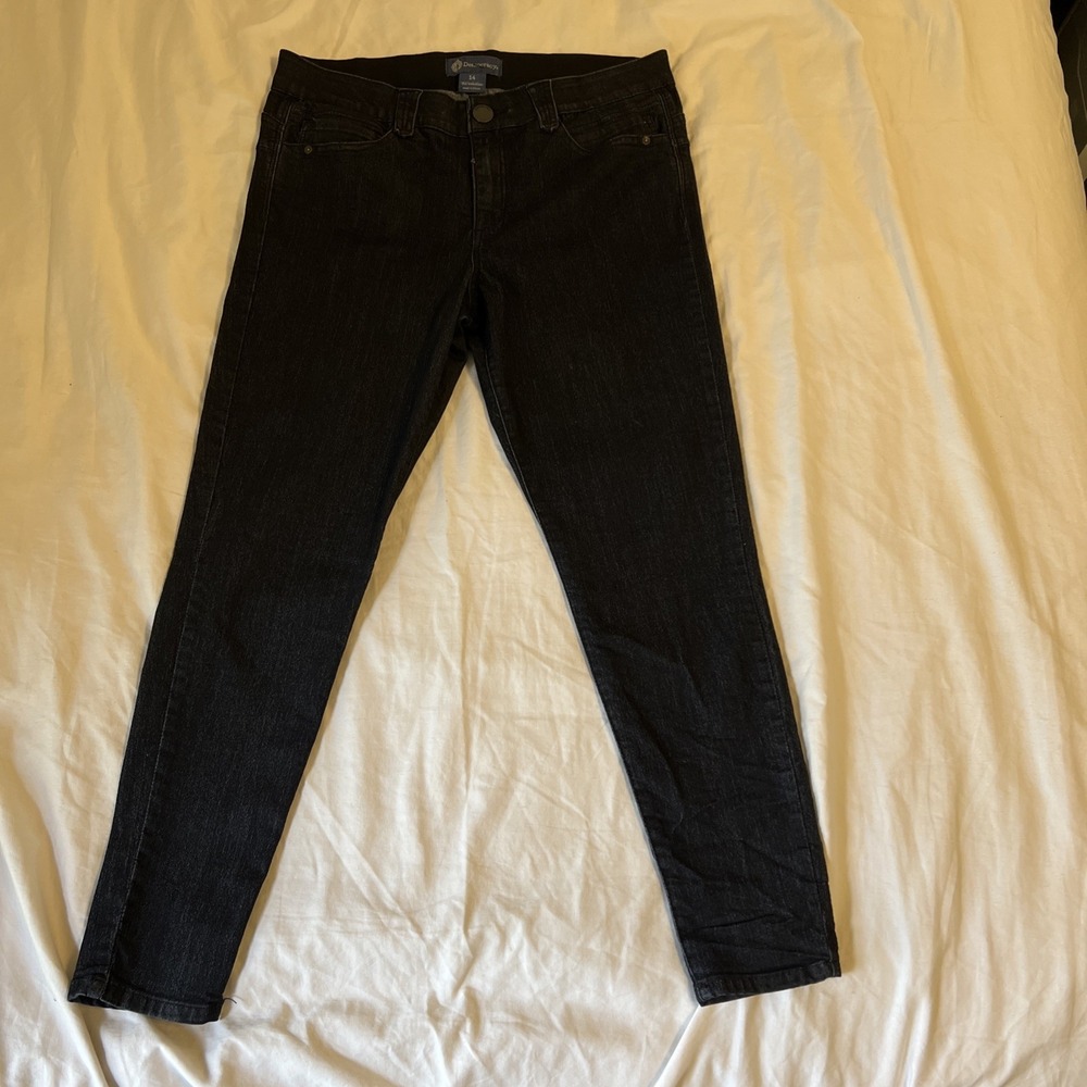 Democracy "Ab"solution High Rise Skinny Jeans Dark Wash Size 14
